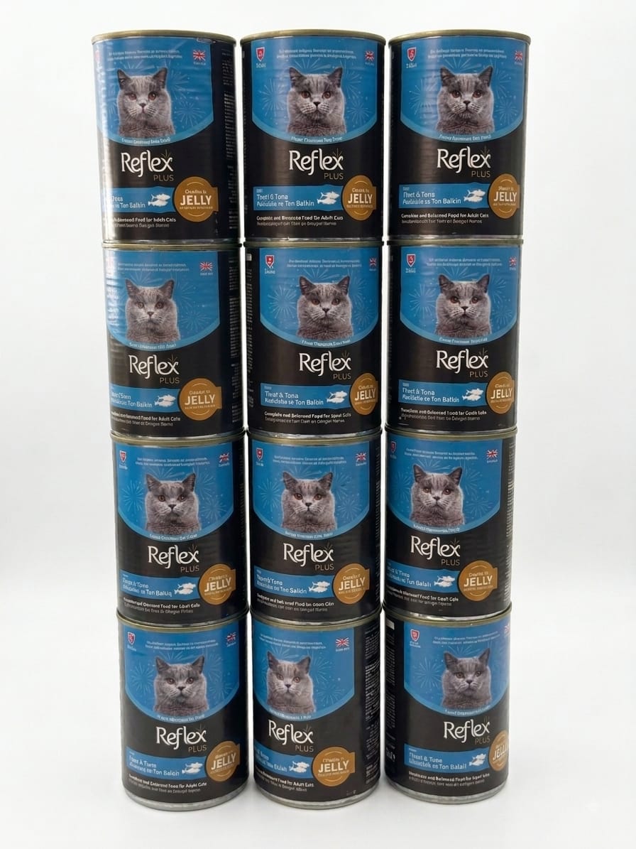 REFLEX PLUS ALABALIK VE TON BALIKLI YAŞ KEDİ MAMASI 12Lİ