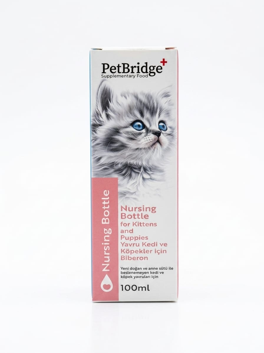 PetBridge Yavru Kedi ve Köpek Biberonu (100 ml)
