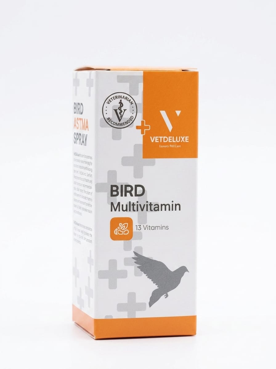 Vetdeluxe Bird Multivitamin – Kuşlar İçin 13 Vitaminli Multivitamin Takviyesi