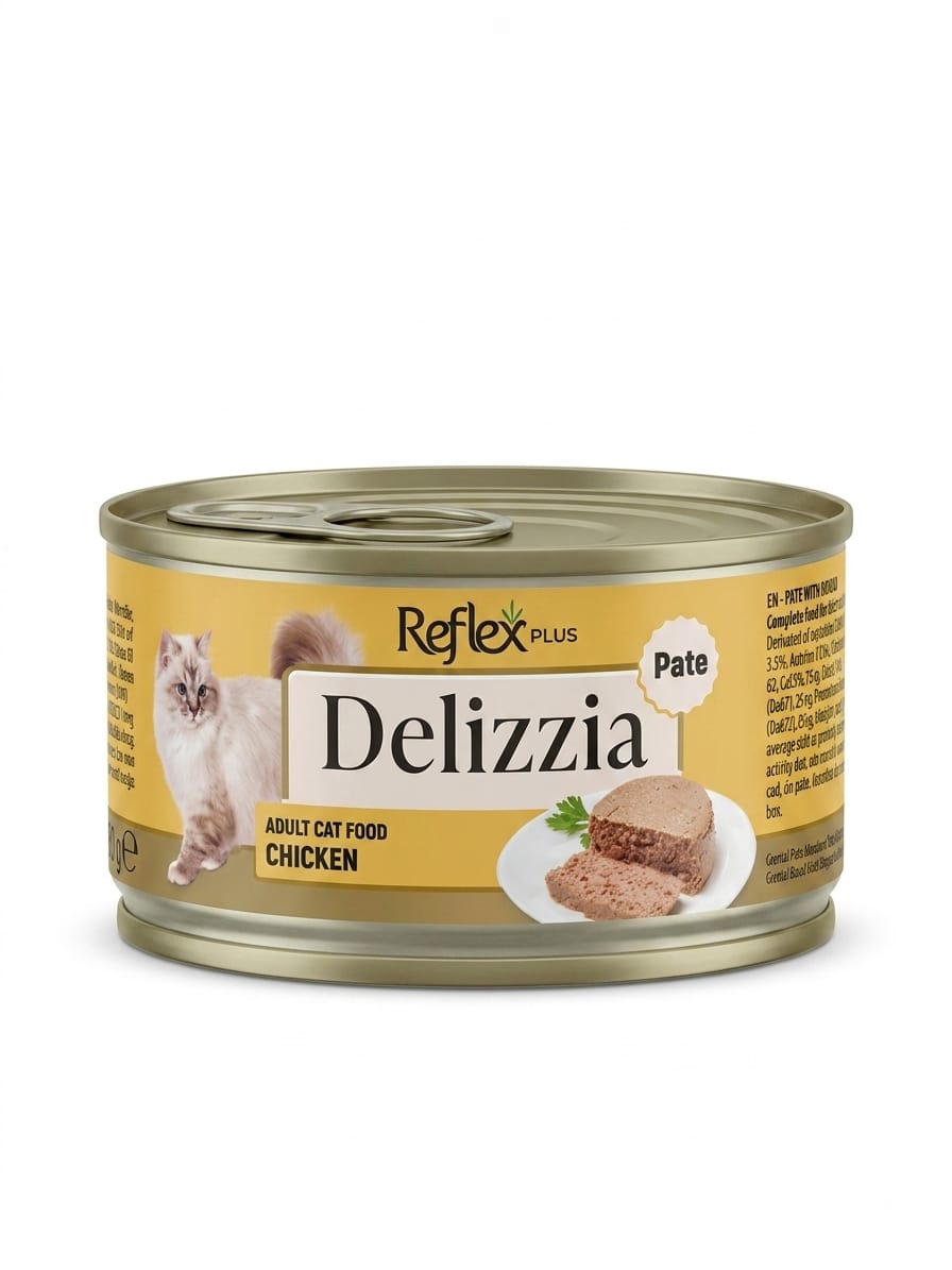 Reflex Plus Delizzia Tavuklu Ezme (Pate) Yetişkin Kedi Konservesi 85 gr