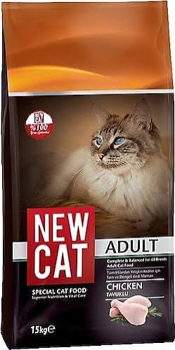 New Cat Tavuklu Yetişkin Kedi Maması (15 kg)