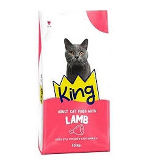 King Kuzu Etli Yetişkin Kedi Maması (15 kg)
